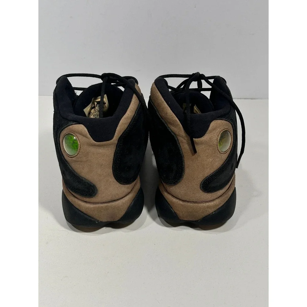 Jordan 13 Retro Olive Black Suede Red Mens Basketball Shoes 414571-006